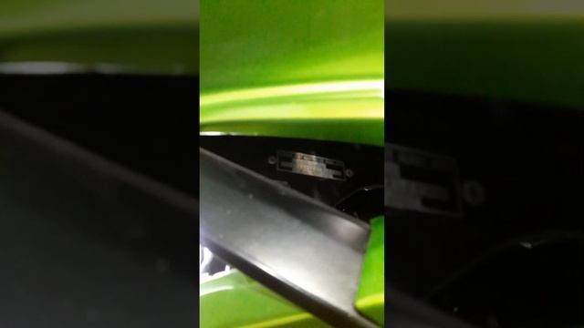 Номер рамы (VIN) и двигателя мотоцикл KAWASAKI NINJA650R ER-6F Place of VIN number and engine numbe смотреть онлайн