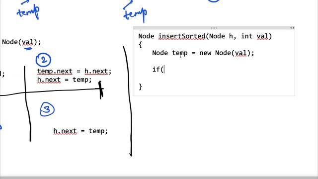 Insert a value in a Sorted Linked List смотреть онлайн