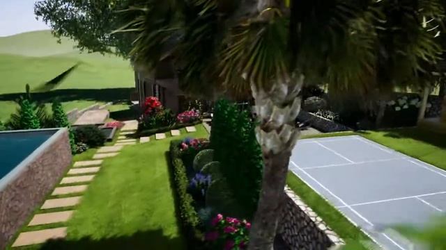 Ландшафтный дизайн. Визуализация проекта смотреть онлайн