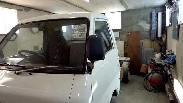 Кузовной ремонт автомобиля Мазда Бонго.Почти готов. смотреть онлайн