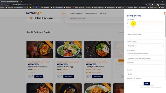 Order Place in RestroFood - Online Food Ordering & Delivery WordPress Plugin смотреть онлайн