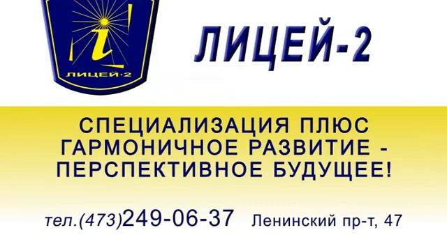 Лицей 2 Воронеж смотреть онлайн