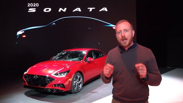 Hyundai Sonata 2020 up close at the 2019 New York motor show смотреть онлайн