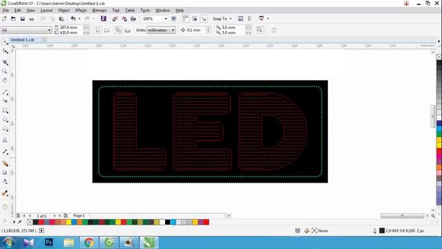 Thiết kế biển Led bằng Corel xếp bóng led phủ kín mặt chữ P2 смотреть онлайн