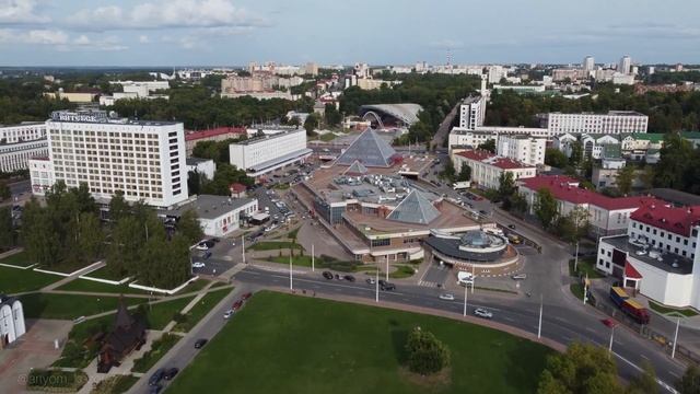 VITEBSK - by drone (4K) / ВИТЕБСК - с квадрокоптера (4К). смотреть онлайн