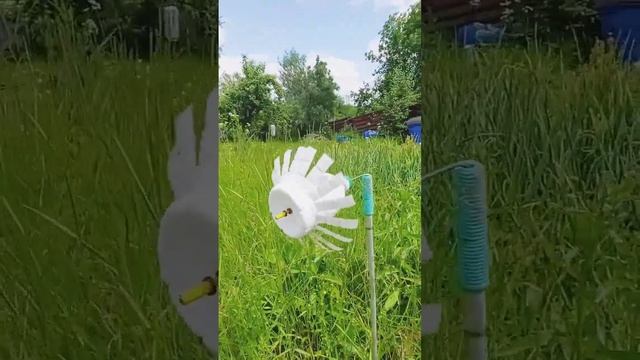 Самоделка из пластиковой бутылки от подсолнечного масла ветряки #diy #tool #самоделка смотреть онлайн