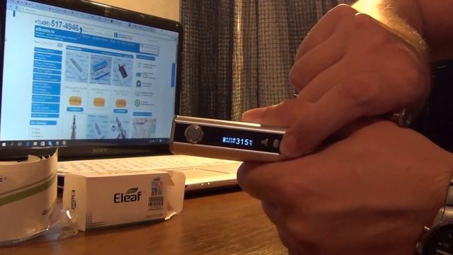Видеообзор боксмода Eleaf iStick 40w TC (температурный контроль) смотреть онлайн