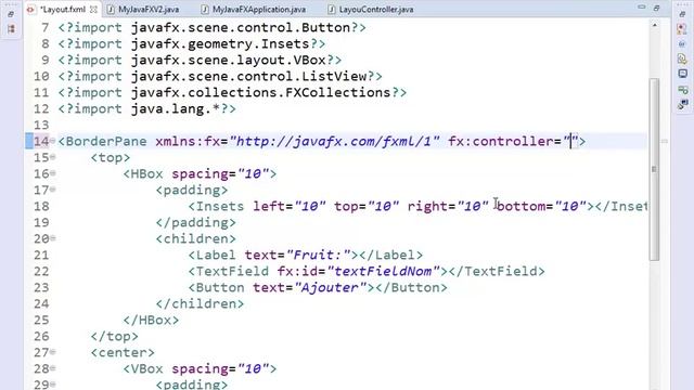 Part 12- POO Java Interfaces Graphiques avec Java FX avec FXML смотреть онлайн