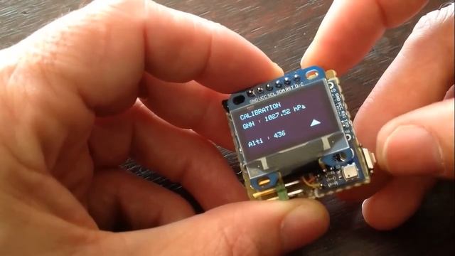 Tiny Altimeter with Arduino, Oled display 128x64, pressure sensor BMP180 смотреть онлайн