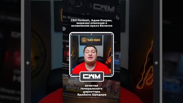 CEO Fintech, Адам Кокран, выразил опасения о возможном крахе Binance. смотреть онлайн