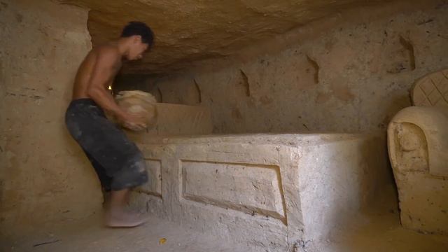 This Summer's Living Modern & Building Underground Temple Tunnel House With Swimming Pools смотреть онлайн