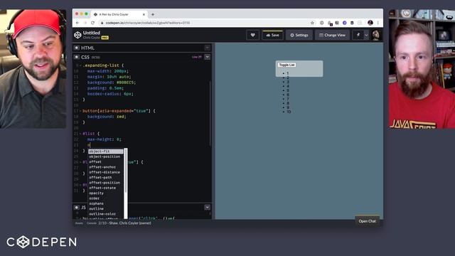 Collab Mode on CodePen смотреть онлайн