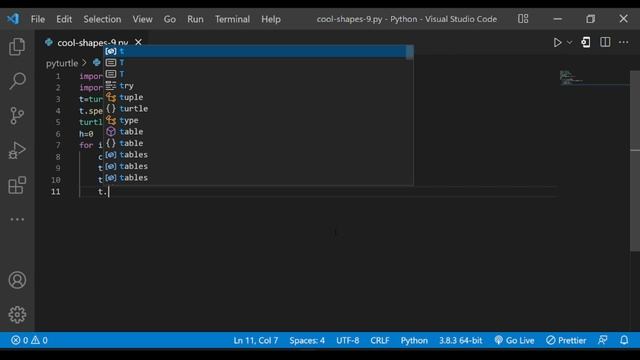 Python Turtle Graphics - 16 | Cool Shape Drawing | Python Turtle Coding Video | WhatsApp Status | смотреть онлайн