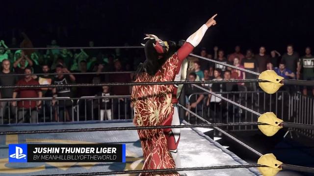 WWE 2K22 Jushin "Thunder" Liger CAW Showcase (Entrance, Signature Move and Finisher) смотреть онлайн