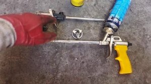 Как разобрать пистолет для монтажной пены.