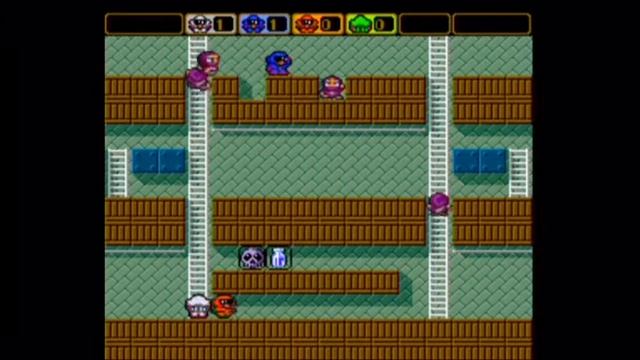 Battle Lode Runner [Turbo Graphix 16] 4 player Gameplay смотреть онлайн