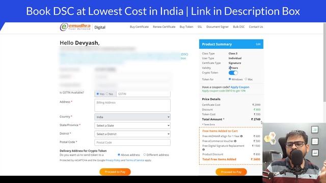 How to Make Digital Signature | Digital Signature Kaise Banaye | EMudhra Digital Signature Online смотреть онлайн