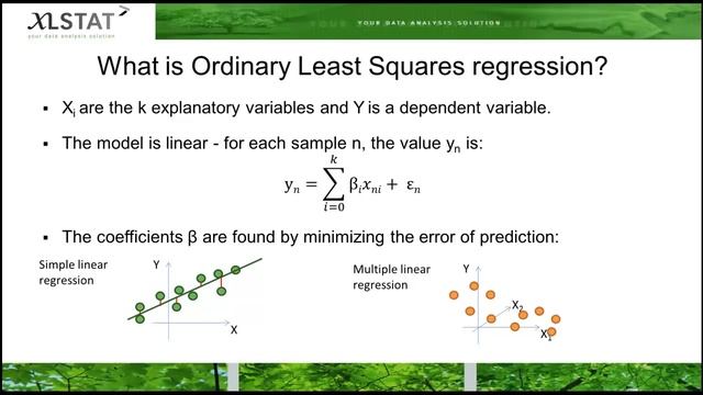 Ordinary Least Squares regression or Linear regression смотреть онлайн