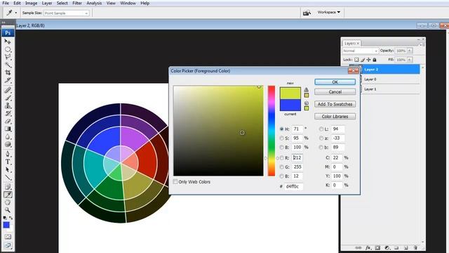 How to Color in Photoshop Using a Split-Complementary Palette смотреть онлайн