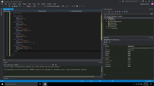 SIMPLE C++ KEYLOGGER (CODING LESSON) смотреть онлайн
