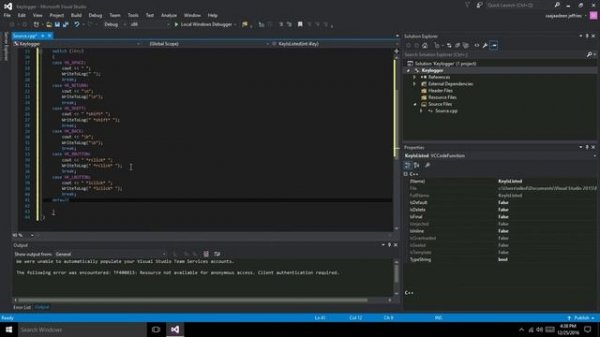 SIMPLE C++ KEYLOGGER (CODING LESSON)