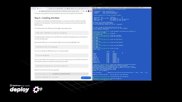 How to Deploy a Jitsi Droplet on a DigitalOcean Ubuntu Server [You Can DO Anything on DO] смотреть онлайн