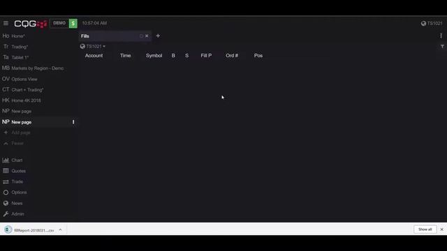 CQG Desktop - How to Export Daily Fill Reports to Microsoft Excel | Optimus Futures смотреть онлайн