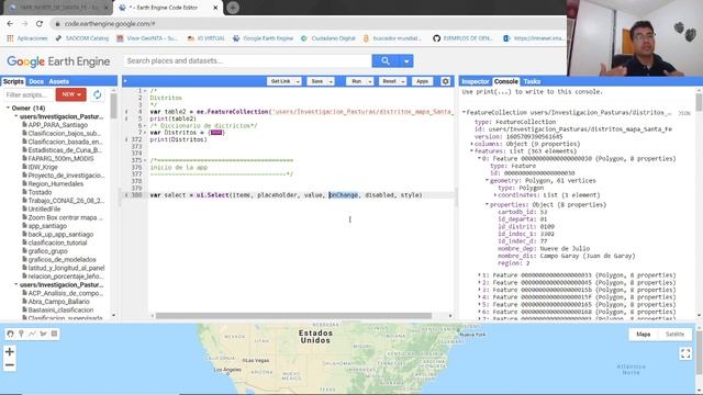 Crear mi propia aplicación en Google Earth Engine: video 1 смотреть онлайн