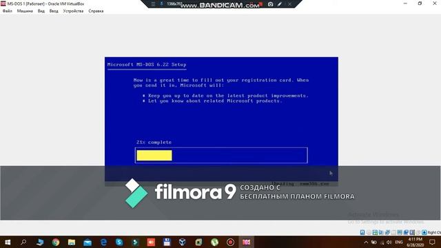Как установить MS-DOS 6.22 и как установить CD ROOM DRIVER для MS-DOS в virtual box. смотреть онлайн