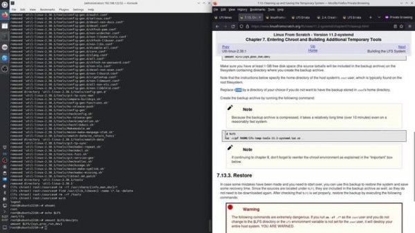 Build LFS Linux From Scratch tutorial part one - January 2023 - 30894961