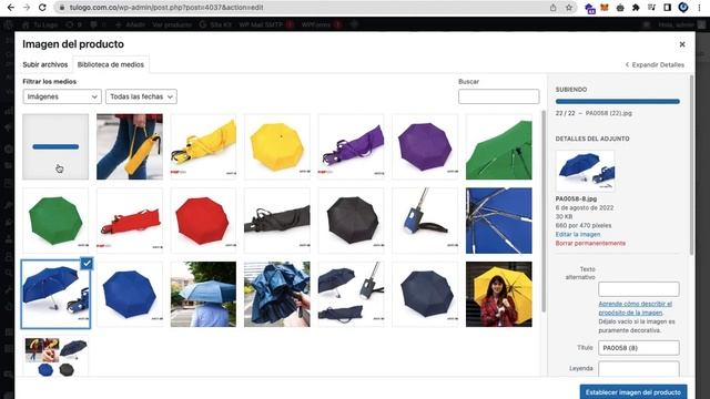 Como cambiar imágenes de productos de Woocommerce plugin de Wordpress CMS смотреть онлайн
