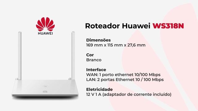 Roteador Huawei WS318N смотреть онлайн