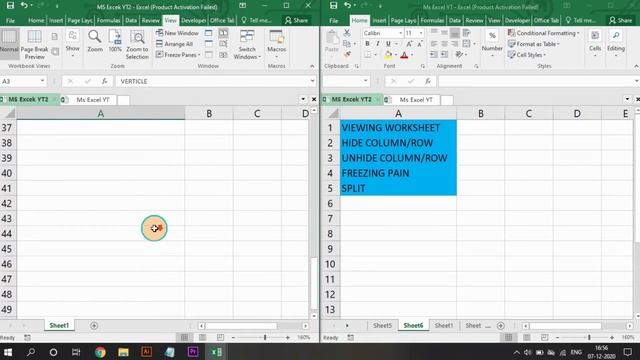 MS EXCEL - COMPARE FILES | How to compare two or more files in excel смотреть онлайн