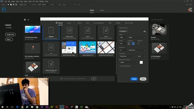 Adobe Photoshop CC 2017 5 User Interface | Beginners Tutorial смотреть онлайн