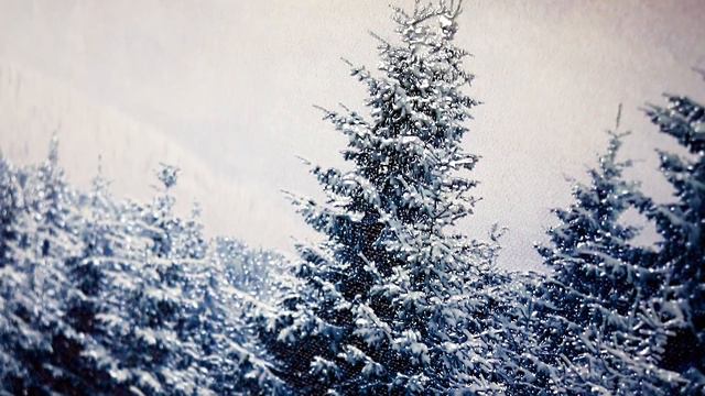 5D Картина «Заснеженные горы» смотреть онлайн