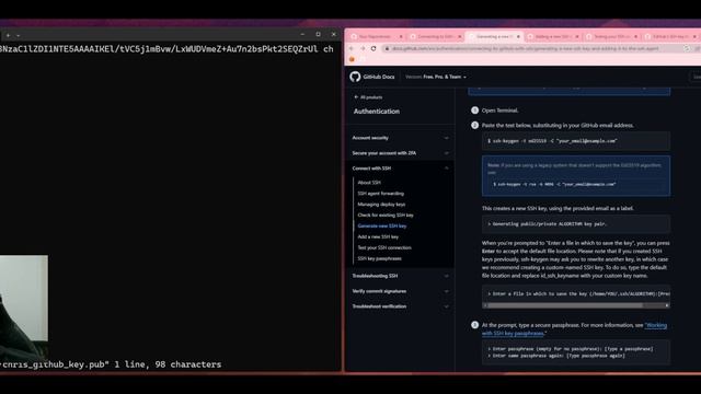 git good with Chris! - bookeeping: adding SSH key pairs to GitHub! смотреть онлайн