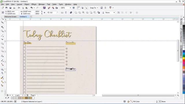 How to Create Daily Planner With CorelDraw смотреть онлайн