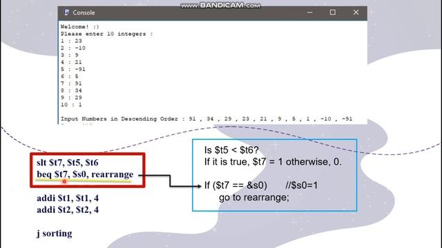 MIPS Program : Sorting Array, Calculate Sum, Average & Determine Maximum and Minimum Value смотреть онлайн