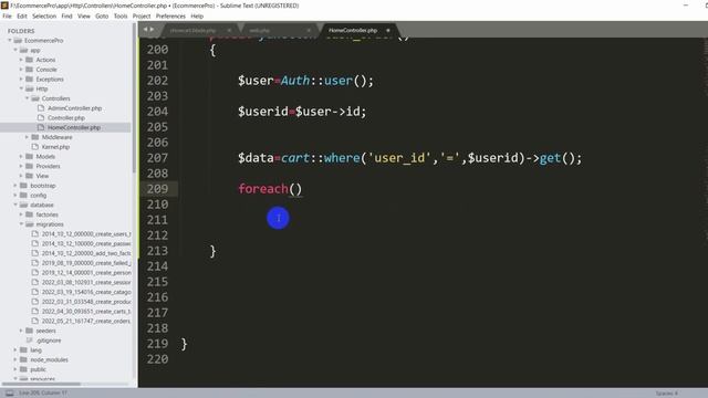 #14 Move Cart Data to Order Table | Laravel Ecommerce Project Tutorial From Beginner to Advance смотреть онлайн