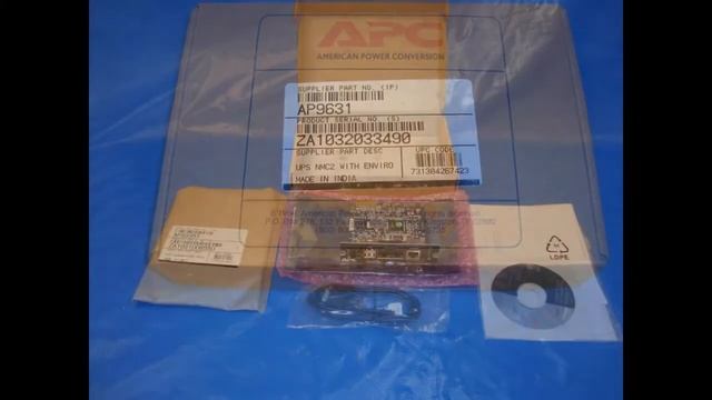 AP9631 - APS UPS Network Management Card | Novia Networks смотреть онлайн
