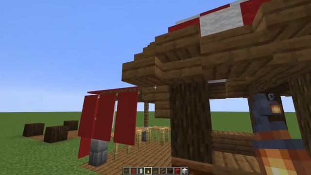 Minecraft Tutorial - Market Stalls!! смотреть онлайн
