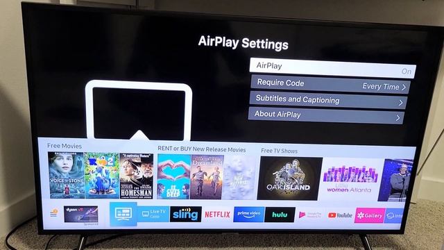 Samsung Smart TV: How to Turn Built-In AirPlay ON/OFF смотреть онлайн
