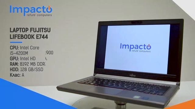 Impacto: Лаптоп Fudjitsu Lifebook E744 смотреть онлайн