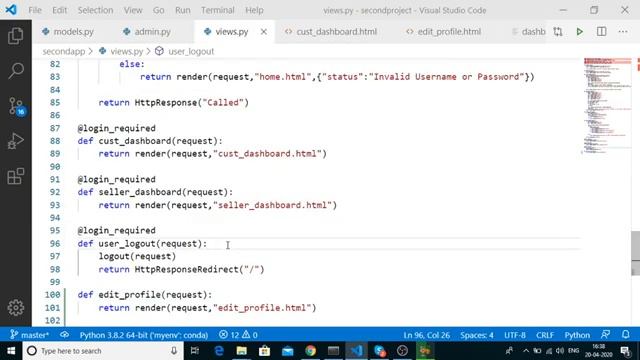 20 Django Edit User Profile Part 2 смотреть онлайн