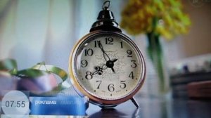 Заставка перед рекламой на Первом канале Часы 2014 год