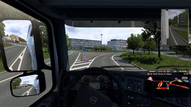 Euro Truck Simulator 2 Санкт - Петербург ( RUS) - Пярну ( EST) Везём мотоциклы смотреть онлайн