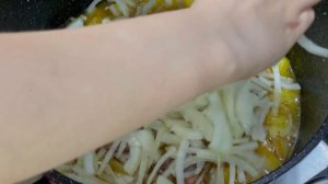 Бешбармак из тушёнки😋 Быстрый ужин🍲 Рецепт из TikTok📱