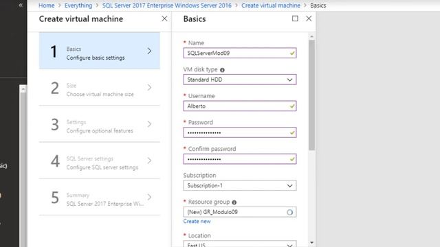 32 Creando una maquina Virtual con SQL Server смотреть онлайн