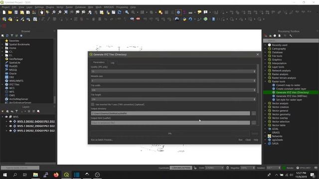 QGIS 3.10: XYZ Tiles (Directory/Leaflet) смотреть онлайн
