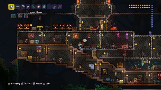 Terraria Mage Let's Play Part 47 - BONE MADNESS - Warlock The Wizard's Adventure (Xbox One) смотреть онлайн
